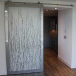 Modern 3-Form Barn Door
