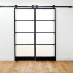 Custom Steel & Glass Warehouse Style Barn Doors