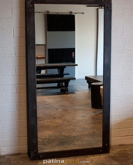 large industrial wall mirror