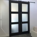 Black Shaker Barn Doors