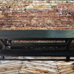 Charred Wood Dining Table