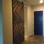 Chevron Pattern Barn Door
