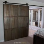 Contemporary Metal Barn Door