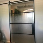 Glass And Steel Warehouse Barn Door