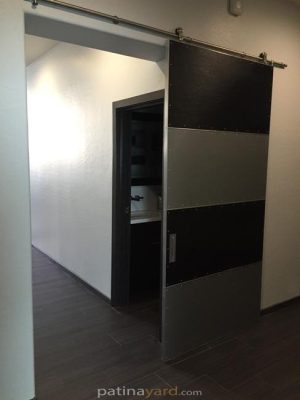 laminate 4 panel custom barn doors