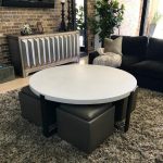 Custom Metal Base and Concrete top Coffee Table