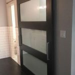 Large Satin Glass Door
