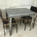 Industrial Table and Chair Set
