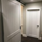 White Shaker Barn Door