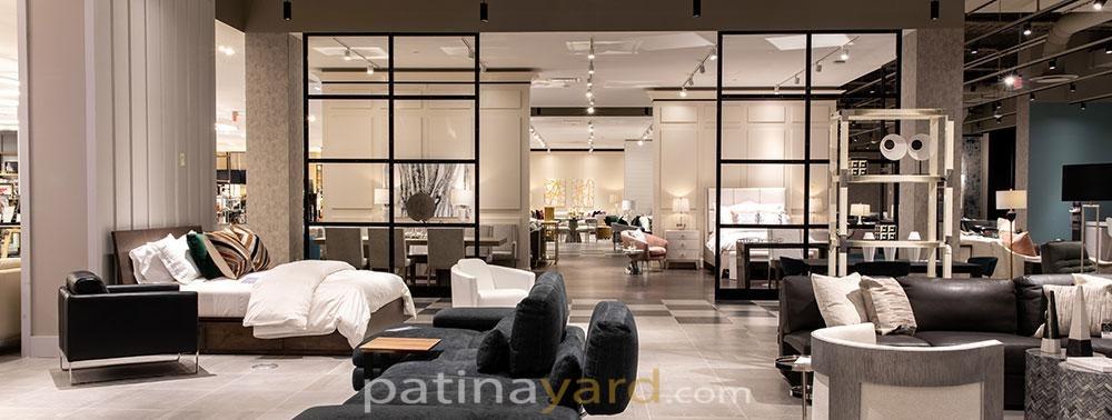 large metal and clear glass wall dividers