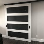 Shaker Style Wood Door with Metal Mesh Inset