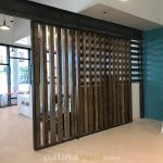 Custom Large Wood Wall Divider Barn Door
