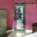 Random Antique Mirror Barn Door