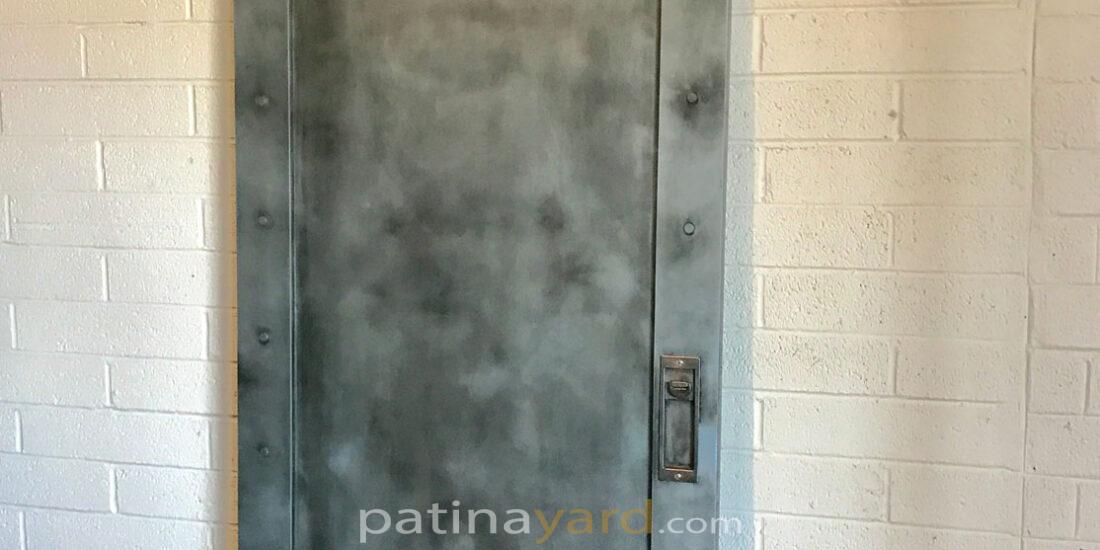 industrial style Zinc pocket door
