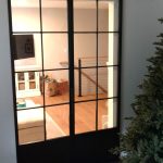 Double Metal and Glass Sliding Doors