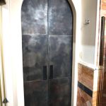 Zinc Panel Double Doors