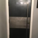 Custom Metal Panel Hinged Door