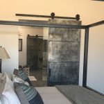 Custom Zinc Metal Panel Barn Door
