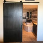 Steel Skinned Barn Door with Small Rivets