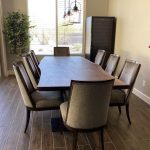 Live Edge Walnut Table with Industrial Base