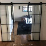 Industrial Contemporary Double Doors