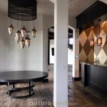 Mahogany Industrial Dining Table