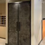 Metal Panel Hinged Double Doors