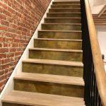 Custom Brass Stair Risers