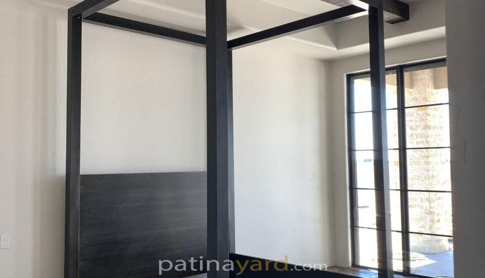 metal canopy bed