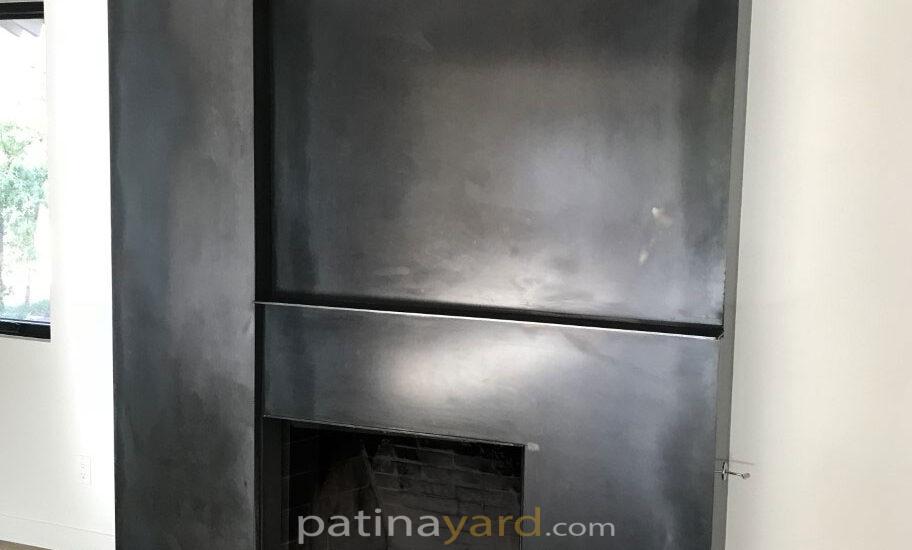 hot rolled steel fireplace