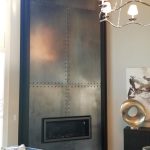 Missouri Hot Rolled Steel Fireplace with Rivets