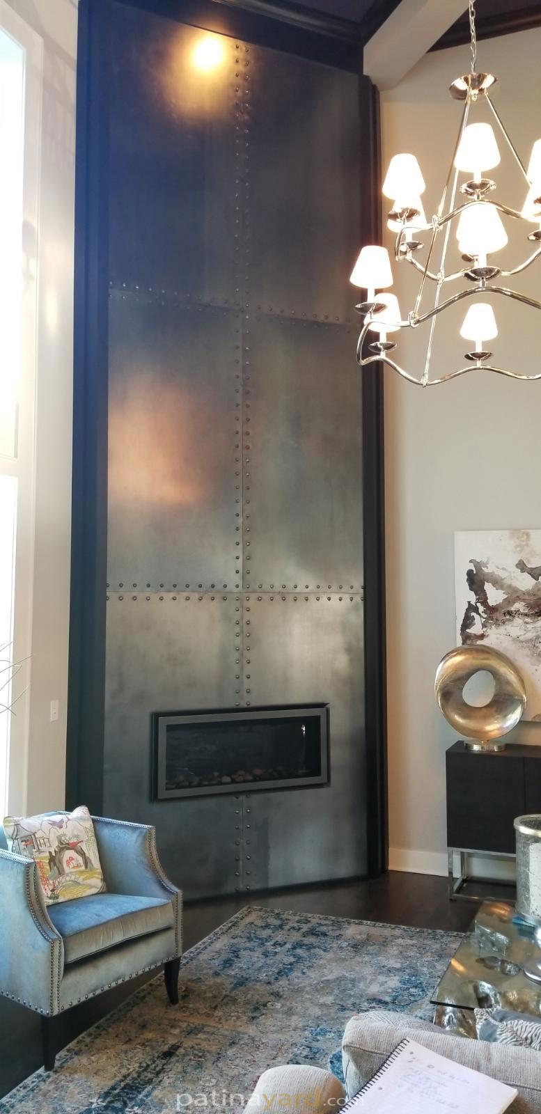 hot rolled steel fireplace round rivets