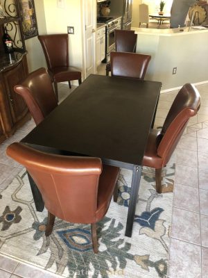 hot rolled steel dining table