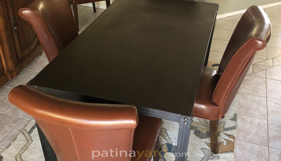 hot rolled steel dining table