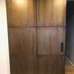 Patina Metal Panel Barn Door