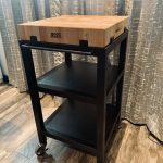 Small Cutting Board Cart