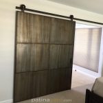 Large 6 Panel Metal Barn Door