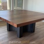Custom Square Walnut Dining Table