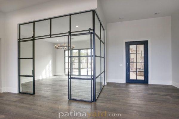 corner metal and glass windows and doors