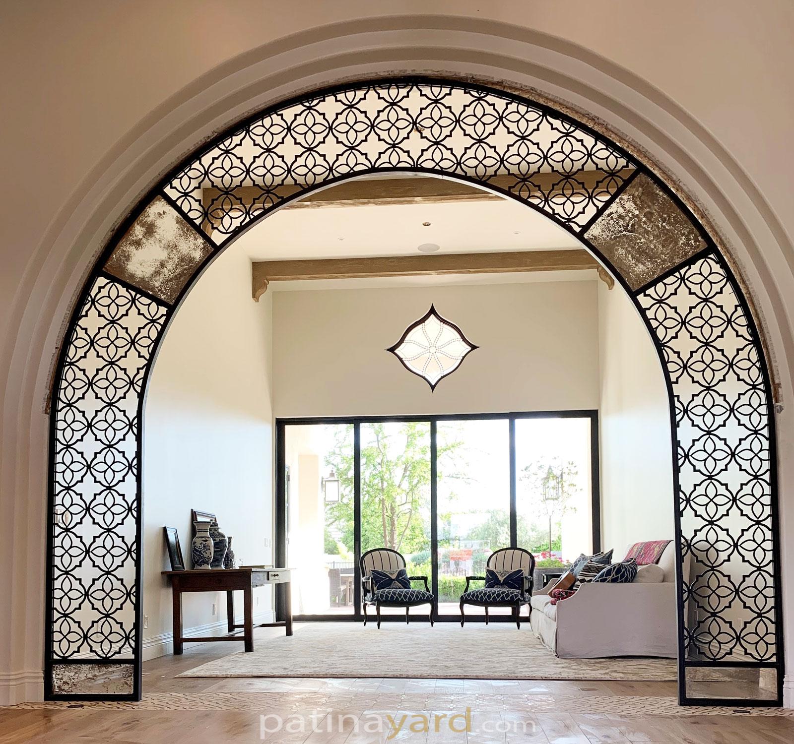 custom made metal arch