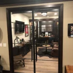 Hinged Metal and Glass Office Doors
