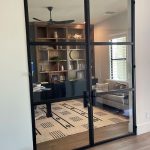 Office Metal and Glass Hinged Doors