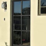 Metal and Glass Front Entry Door