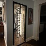 Wine Cellar Steel and Glass Door