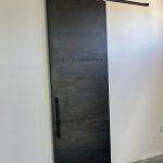 3 Panel Metal Barn Door with Rivets