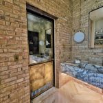 Brass Antique Mirror Door