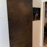 Contemporary Steel Panel Barn Door