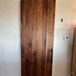 Walnut Barn Door with Hidden Track