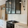 glass and metal hood Metal and Glass Stove Hood
