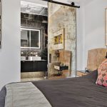 Antique Full Length Mirror Barn Door